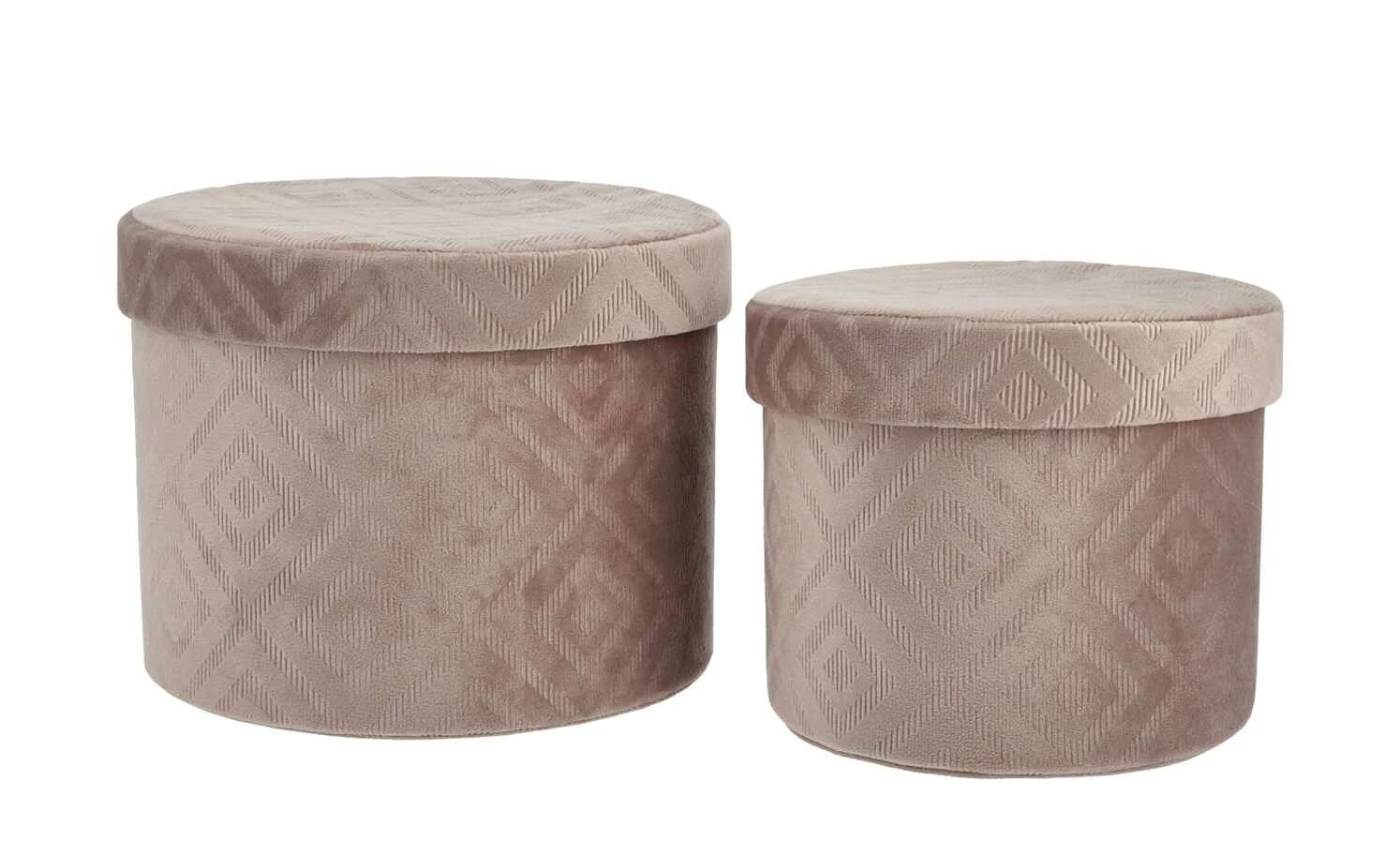 Aufbewahrungsbox, 2er-Set | Altrosa 4 Aufbewahrungsbox, 2er-Set | Altrosa – Bild 2