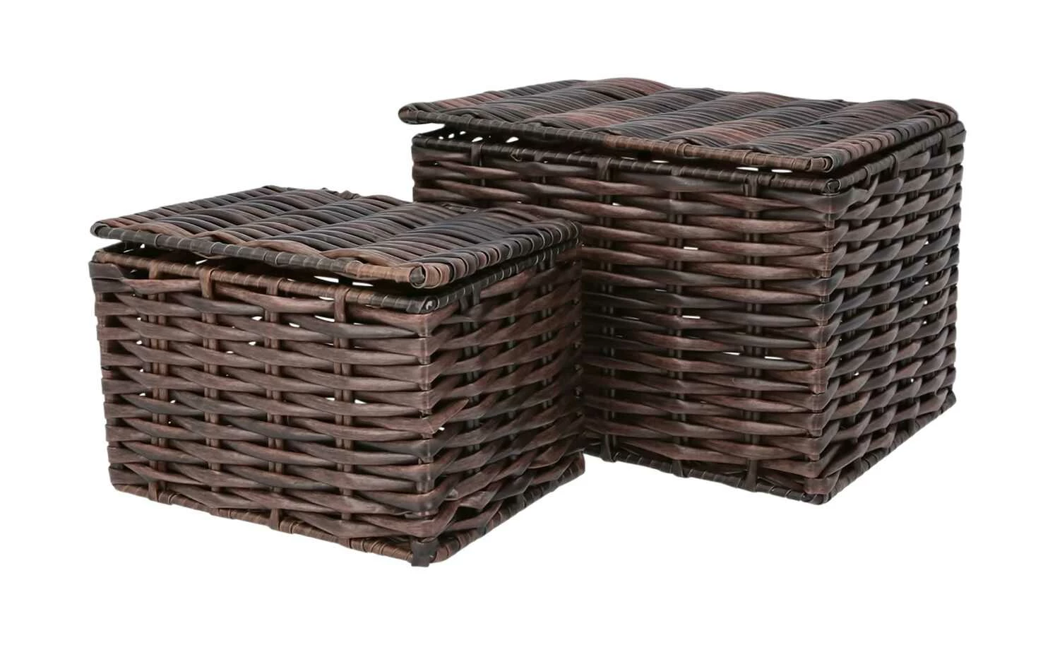 Aufbewahrungsbox, 2er Set | Dunkelbraun 5 Aufbewahrungsbox, 2er Set | Dunkelbraun – Bild 3