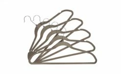 KHG Kleiderbügel 5-er Set Samt | Grau -Default Template store 12533981 3 202206291057