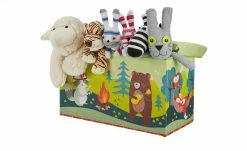 Sitzbank mit Stauraum Waldtiere