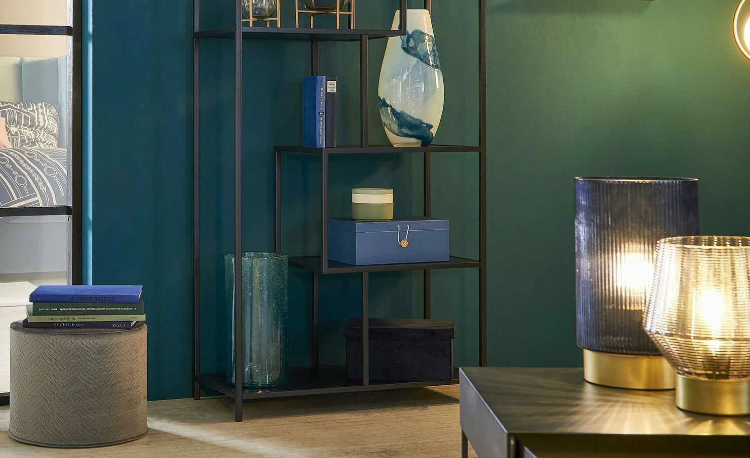 Aufbewahrungsbox, 2er-Set | Blau 4 Aufbewahrungsbox, 2er-Set | Blau – Bild 3